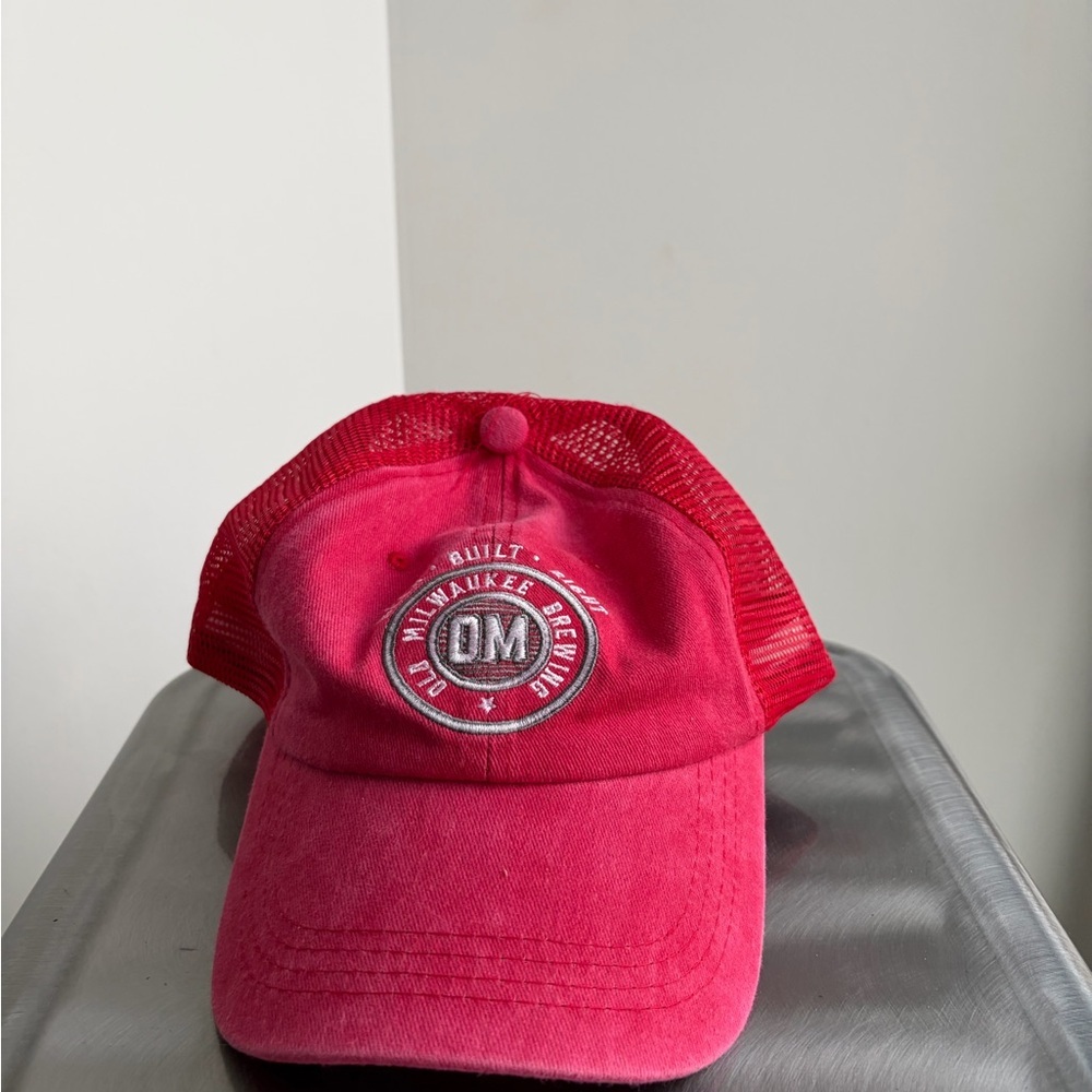 Milwaukee Red Mesh Baseball Cap